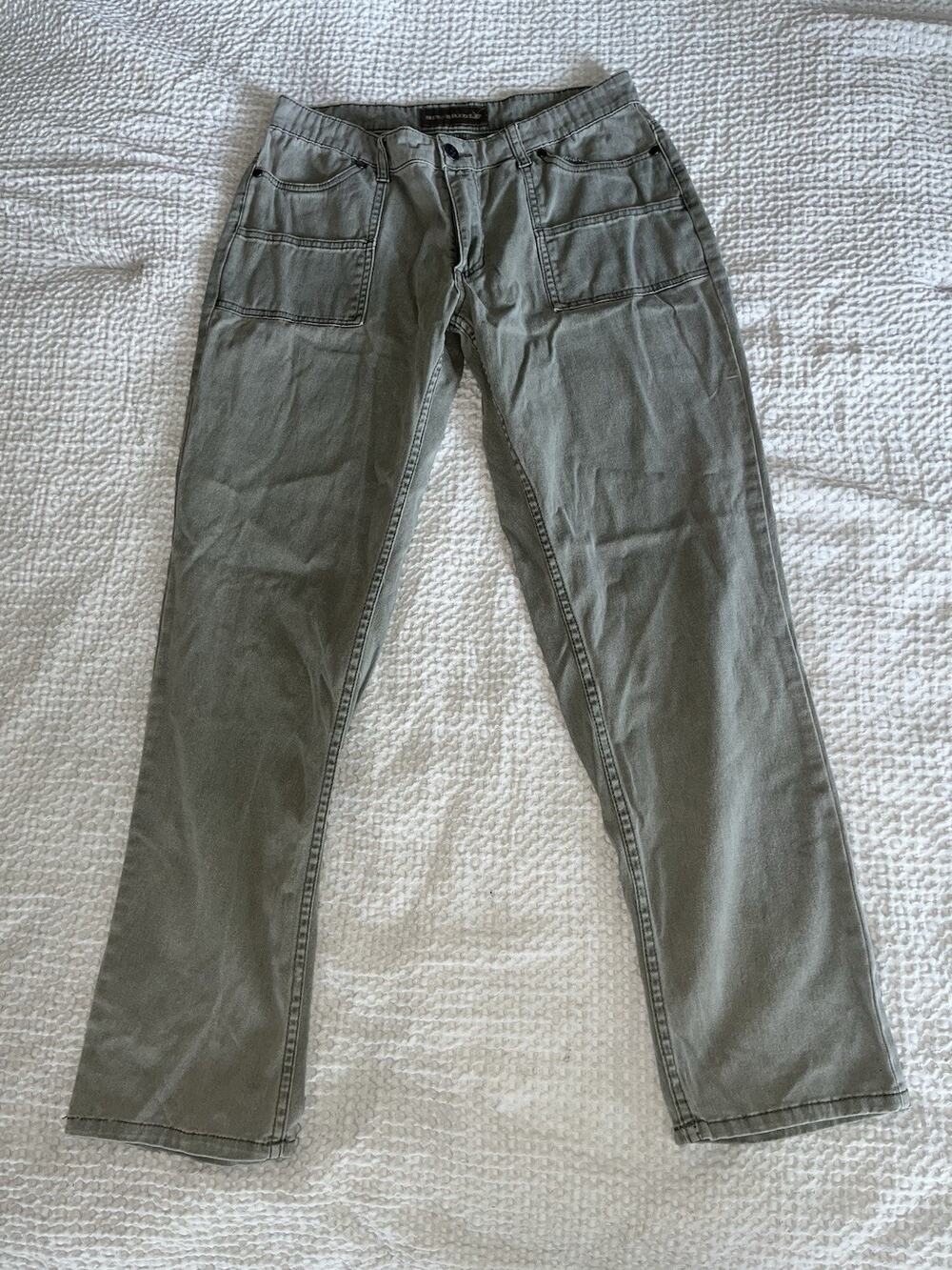 Bit And Bridle Women’s Olive Green Elastic Waist Work Pants Sz 10